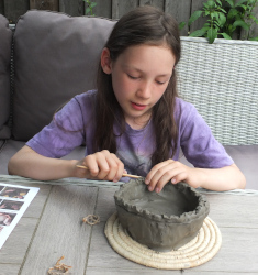 Prehistoric Inspired Coil Pot