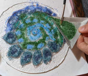 making the mandala