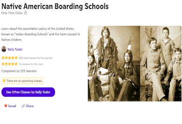 Native American Boarding Schools