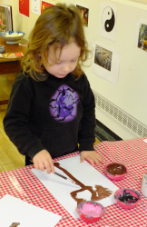 painting cherry blossom trees