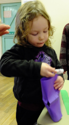 making a paper lantern