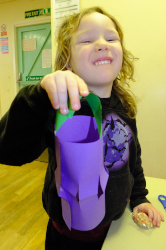 making a paper lantern