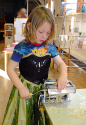 making spaghetti