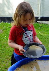 panning for sapphires
