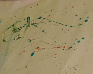 pollock inspired art