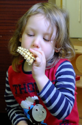 playing the Pan Flute