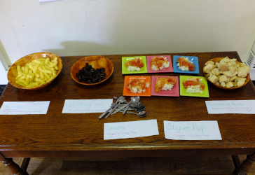 tasting food