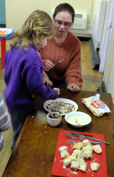 making chocolates