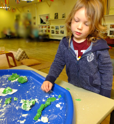 coconut play dough