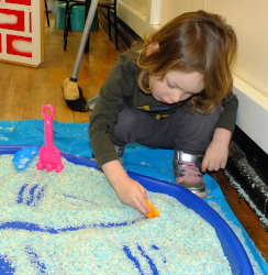 fishing in the sea foam