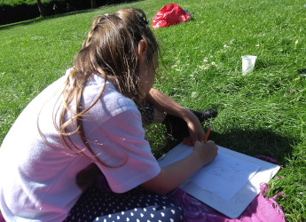 learning French in the park