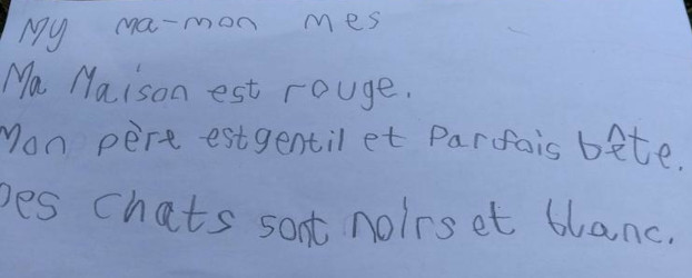 learning French in the park