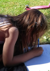 learning French in the park