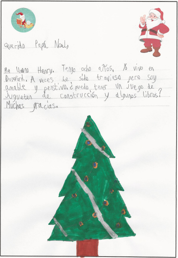 letter to father christmas