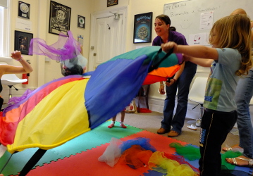 parachute at Spanishtastic