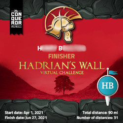 walking Hadrian's Wall award
