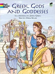 Greek God Colouring Book