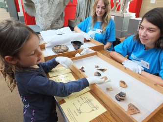 handling 2500 year old pots