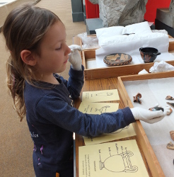 handling 2500 year old pots