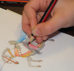 Drawing Jousting Knights