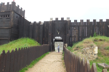 entrance to the inner bailey