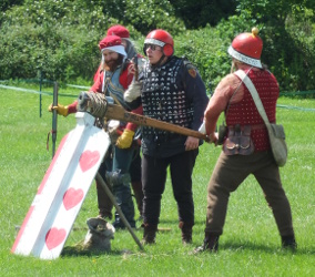 medieval fire power display