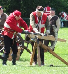 medieval fire power display