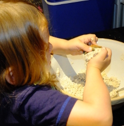 making dinosaur eggs