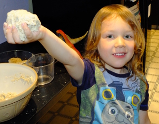 making dinosaur eggs