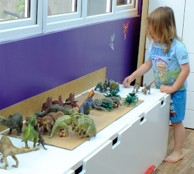 Small World Dinosaur Play