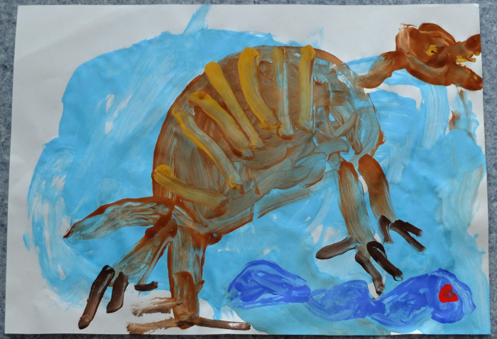 spinosaurus painting