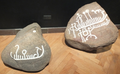 engraved stones