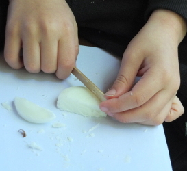 making soap arrow head