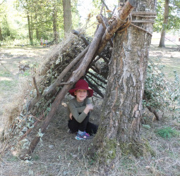 making a den