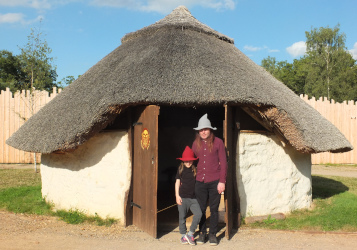 replica iron age roundhouse