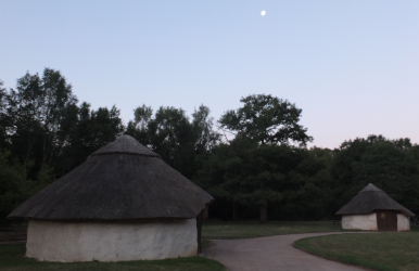 replica iron age roundhouse