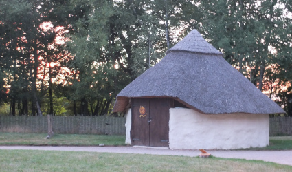 replica iron age roundhouse