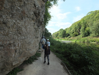 heading towards the cave