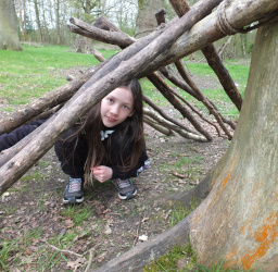 making a den