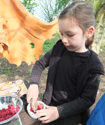 making rock art