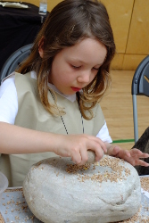 grinding grain