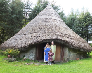 Living in a Replica Iron Age Roundhouse