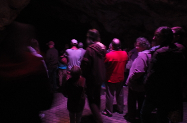 audio visual presentation in the caves