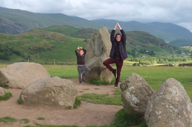 yoga at castlerigg stone circle