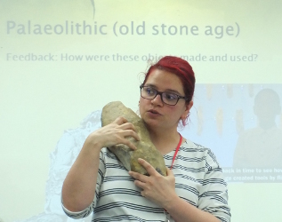 Prehistory Workshop at the museum of London