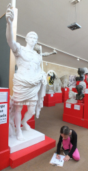 exploring the statues for clues about the Romans