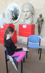 exploring the statues for clues about the Romans