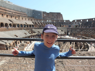 Visiting the Colosseum