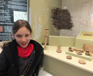 wooden objects at the museum