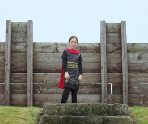 the replica wooden fort